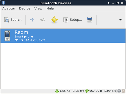 Debian Jessie - Bluetooth Manager