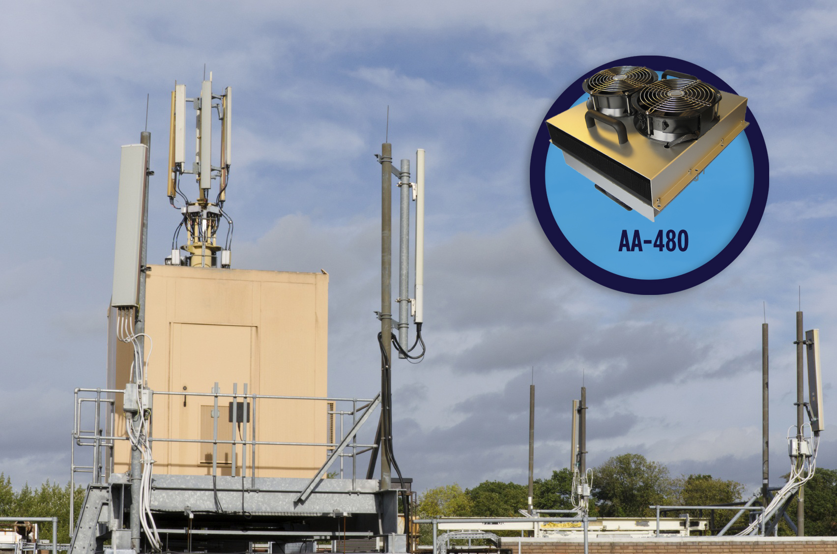 Laird’s New AA-480 Cooler Improves Reliability of Cellular Coverage While Reducing Installation and Maintenance Costs