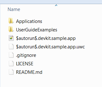 devkit sample app