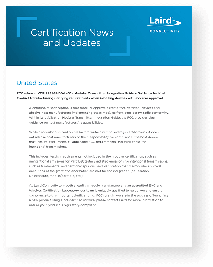 Certification News and Updates