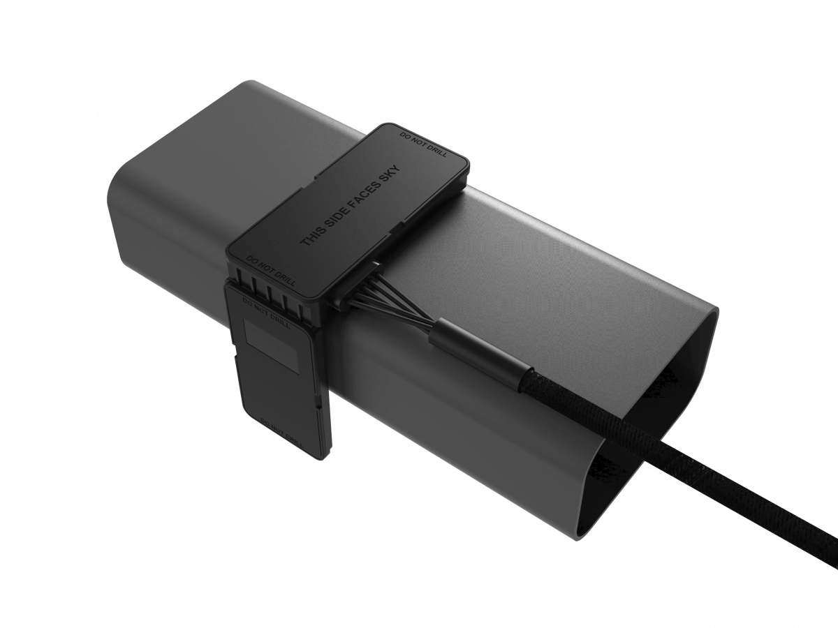 Trigger Antenna Shown Over a Vent Duct