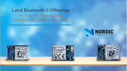 BL65x Bluetooth 5 family nordic chipsets