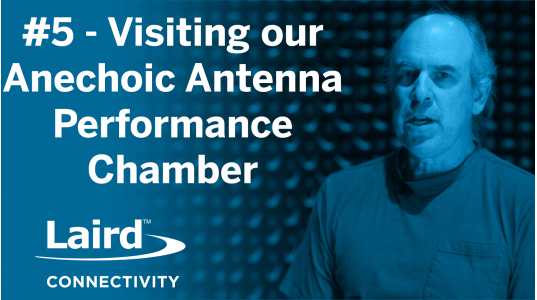 Visiting our Anechoic Antenna Performance Chamber